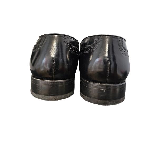 Florsheim Lexington Black Leather Kiltie Loafer Size 9 1/2 - Picture 5 of 9